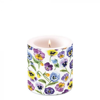 Ambiente Gyertya Pansy All Over tvilgts kicsi