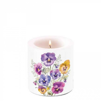 Ambiente Gyertya Pansies tvilgts kicsi