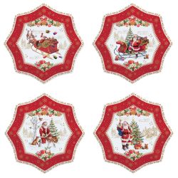  easylife Karcsonyi csillagalak tnyr Christmas Memories 4db-os dszdobozban