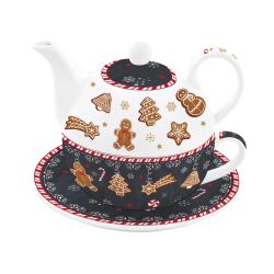  easylife Karcsonyi egyszemlyes tes kszlet Gingerbread dszdobozban