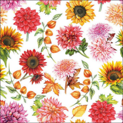  Ambiente Szalvta papr 20db-os Autumn Blooming