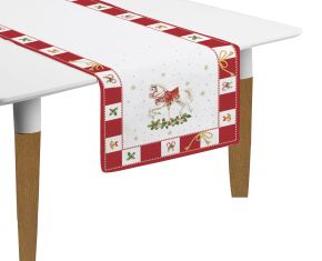  easylife Karcsonyi asztali fut 45x140cm Christmas Tale 2db-os