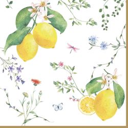  easylife Szalvta papr 20db-os Fleurs Et Citrons