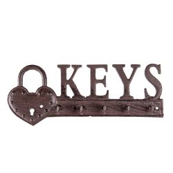  Clayre&eef ntttvas kulcstart Keys felirattal