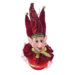  Kreatv Karcsonyi Elf burgundy fgg