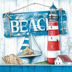  Ambiente Szalvta papr 20db-os To the beach