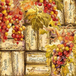 Szalvéta papír 20db-os Grapes&Corns
