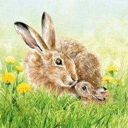  Ambiente Szalvéta papír 20db-os Hare Family