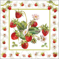  Ambiente Szalvéta papír 20db-os Strawberries