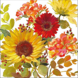  Ambiente Szalvéta papír 20db-os Sunny Flowers