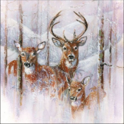  Ambiente Karcsonyi szalvta papr 20db-os Wilderness Stag