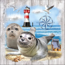  Ambiente Szalvta papr 20db-os Seal Couple