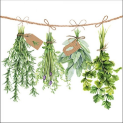  Ambiente Szalvéta papír 20db-os Fresh Herbs