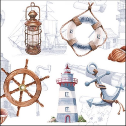  Ambiente Szalvta papr 20db-os Welcome Aboard