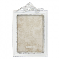  Clayre&eef Fnykpkeret fehr- ezst 13x18cm fotnak