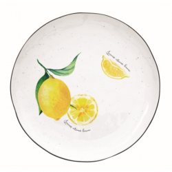 Lapos tányér Amalfi citromos