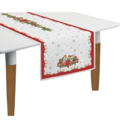  easylife Karcsonyi asztali fut  45x140cm Christmas Melody 2db-os