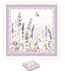 Parafa poháralátét 6db-os Lavender Field