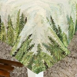  Kreatv Karcsonyi tert 96x100cm Golden Forest arany lurex