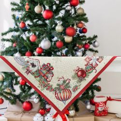  Kreatv Karcsonyi tert 96x100cm Magic Nutcracker ezst lurex