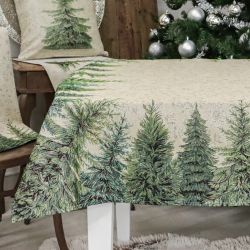  Kreatv Karcsonyi tert 137x180cm Silver Forest ezst lurex
