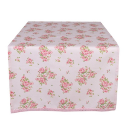  Clayre&eef Asztali fut 50x140cm Sweet Roses